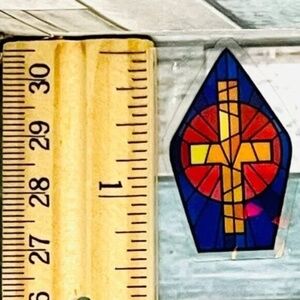 🌀10/$10🌀 Holographic Mosaic Window Reusable Sticker Decal